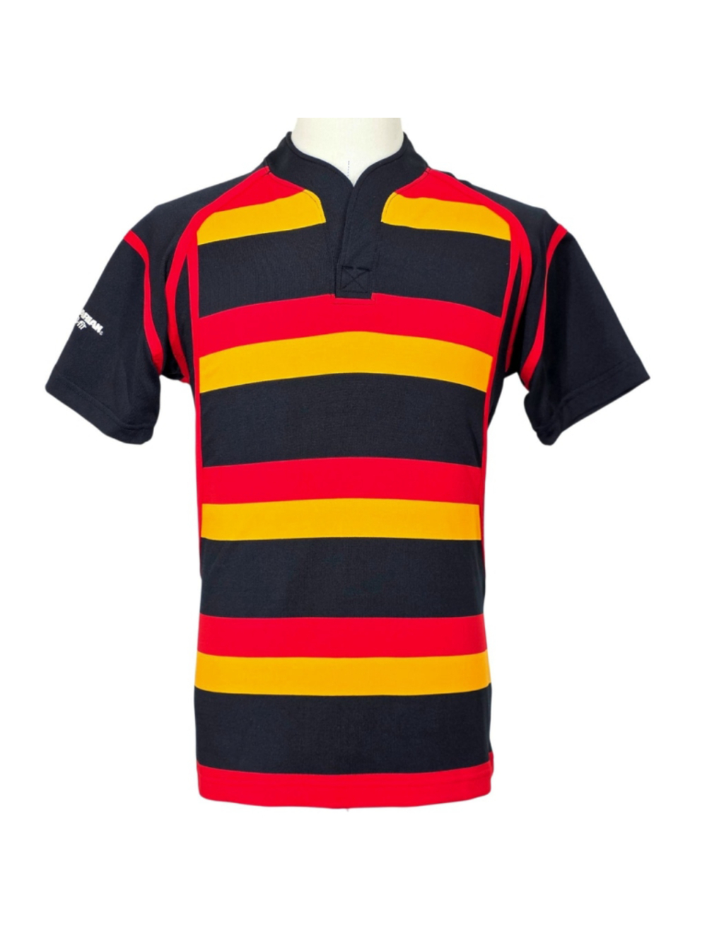 Barbarian PRO-Fit Men's XL Rugby Jersey Black Red Gold Made in Canada
